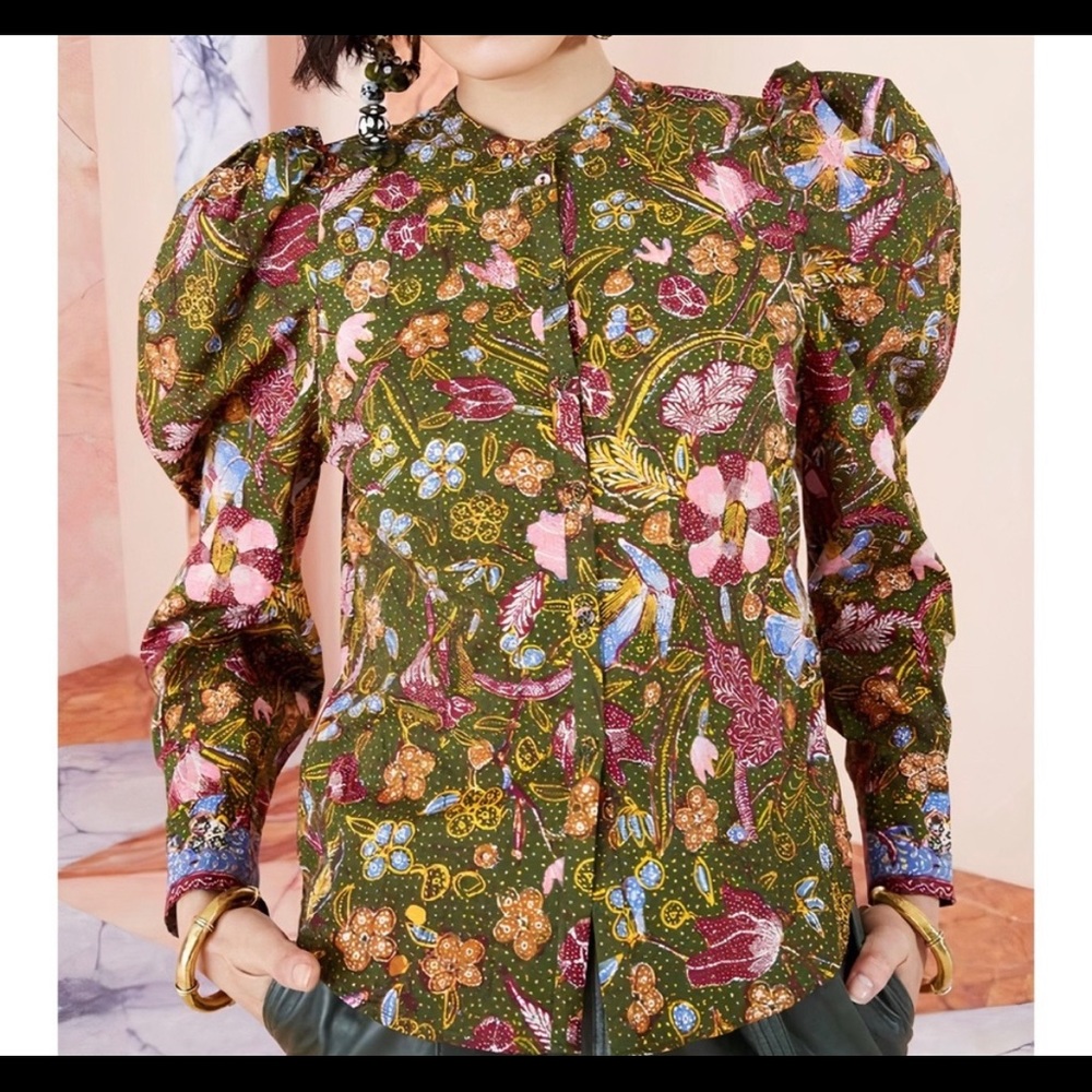 Ulla Johnson Puff Sleeve Willa Blouse